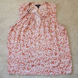 Simply Vera Vera Wang Large Floral Sleeveless Blouse